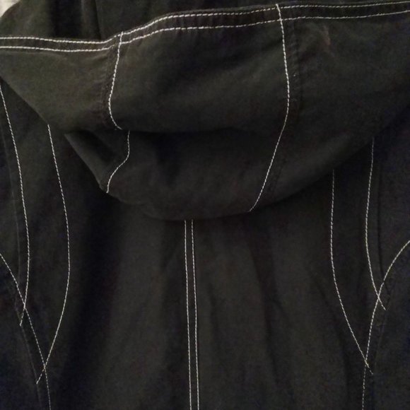 Vintage Y2K Hooded Light Fall Utility Jacket - Picture 4 of 13